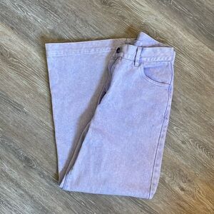 NWOT Urban Outfitters Wide Leg Lavender Denim